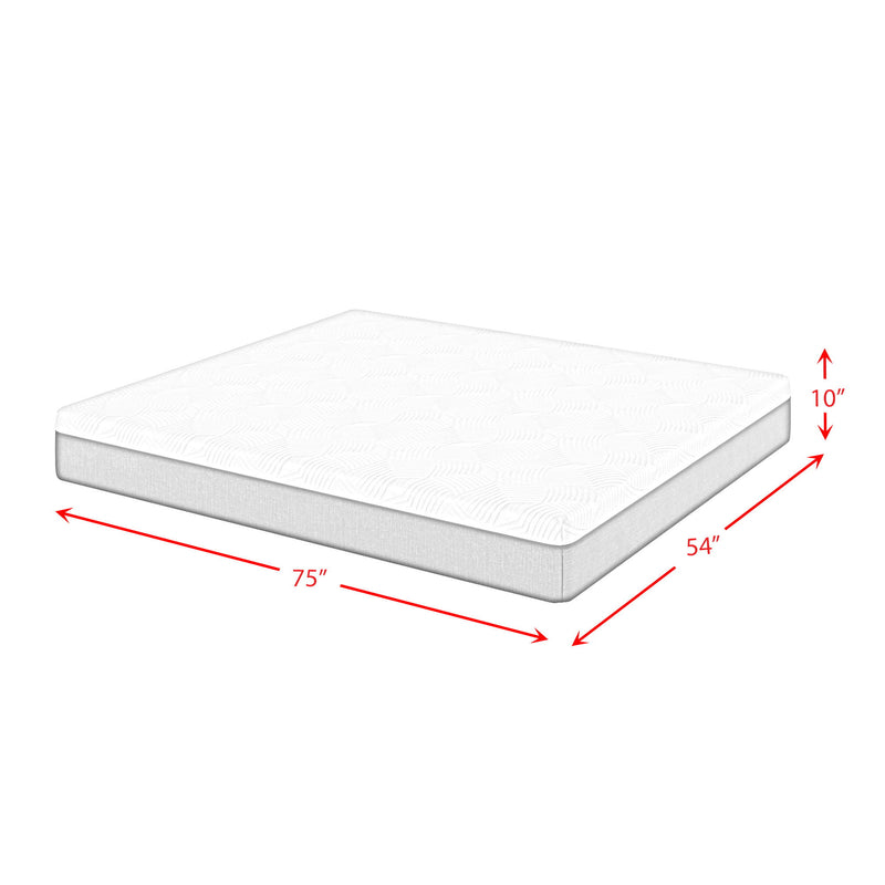 Simple Sleep - Agility 10" Foam Mattress - Compressed