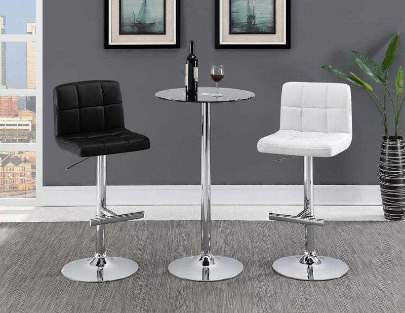 Lenny - Upholstered Adjustable Bar Stool (Set of 2)