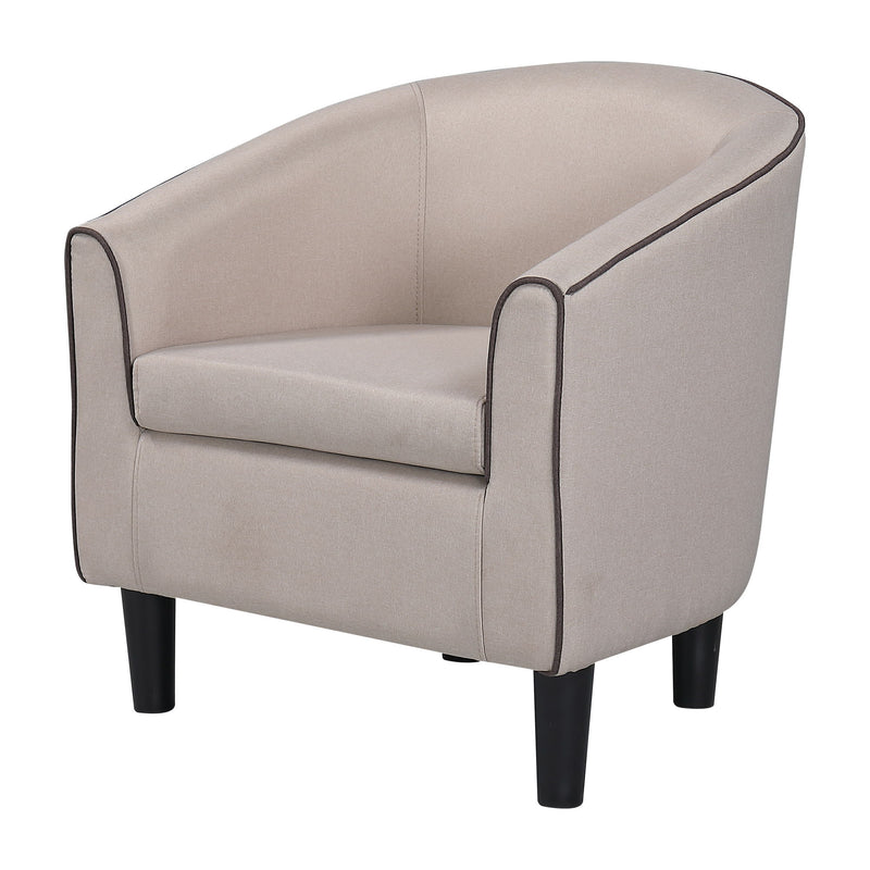 Accent Chair, Modern Accent Arm Chair, Suit For Living Room Bedroom Small Spaces Apartment Office - Beige