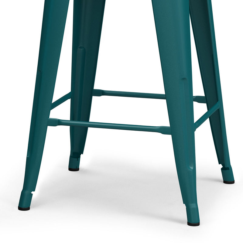 Rayne - 24" Metal Counter Height Stool (Set of 4)