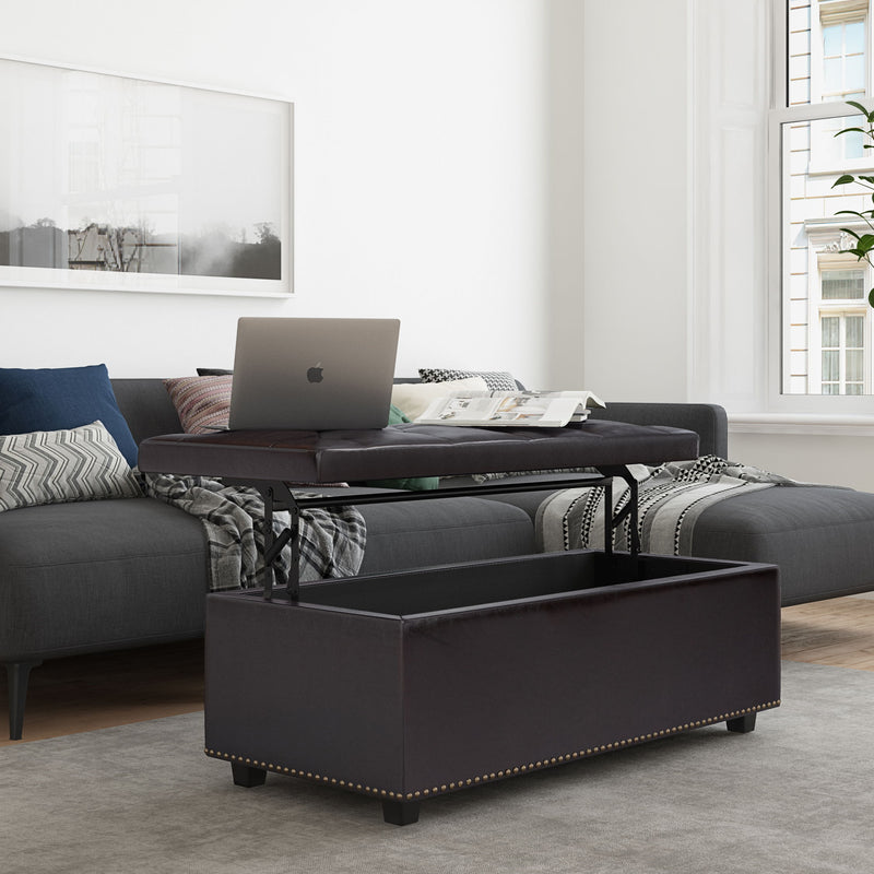 Hamilton - Lift Top Rectangular Storage Ottoman