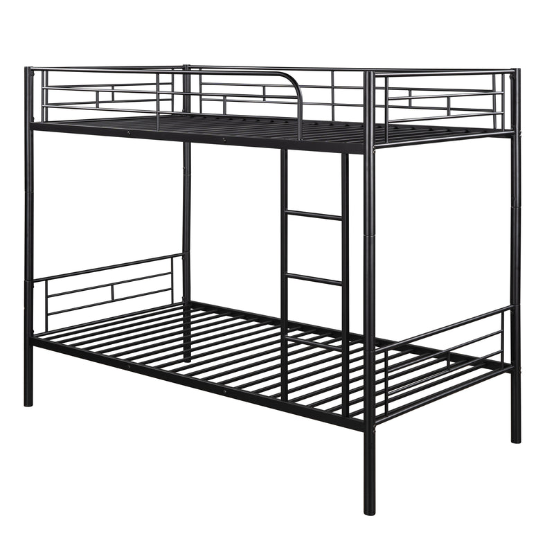 Twin Over Twin Metal Bunk Bed (Black) ( old sku: MF189201BAA )