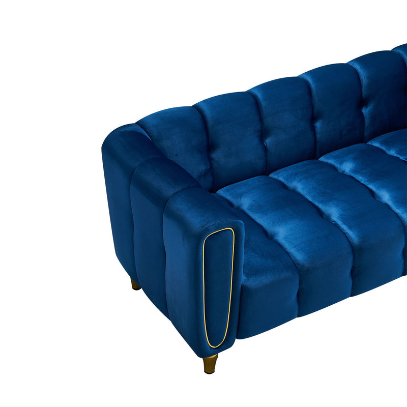 Modern Velvet Sofa For Living Room