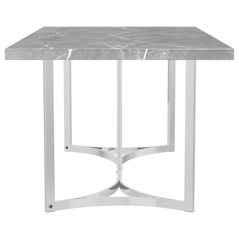 Sterling - Rectangular Dining Table - Gray