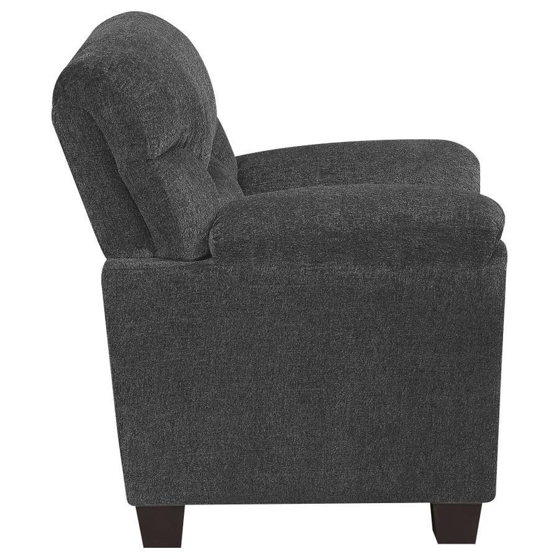 Clementine - Upholstered Padded Arm Accent Chair