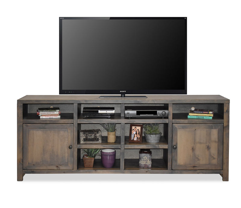 Joshua Creek - 84" TV Stand Console For TVs Up To 95" - Barnwood