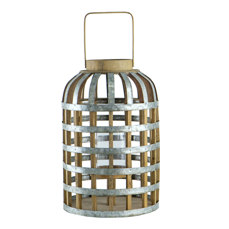 Decorative Lantern With Handle, Wooden Lantern For Indoor / Outdoor, Home Garden Wedding