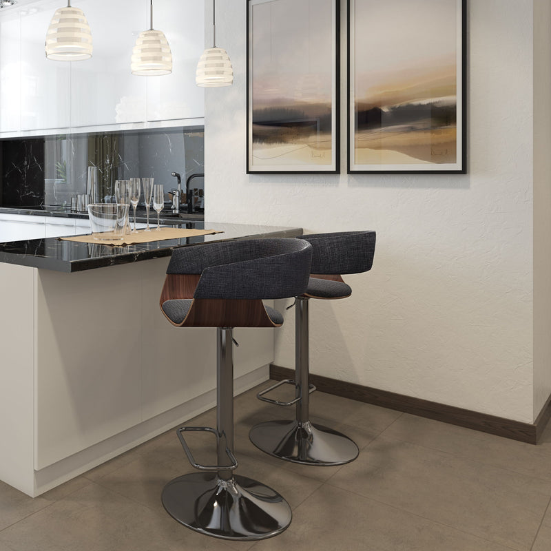 Lowell - Adjustable Swivel Bar Stool