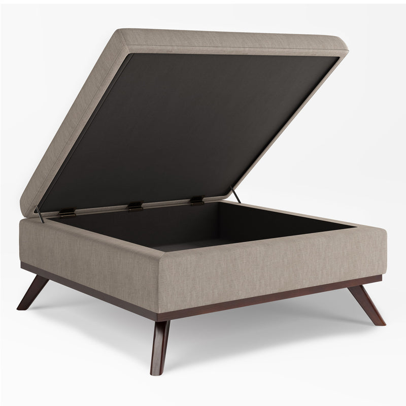 Owen - Square Coffee Table Storage Ottoman