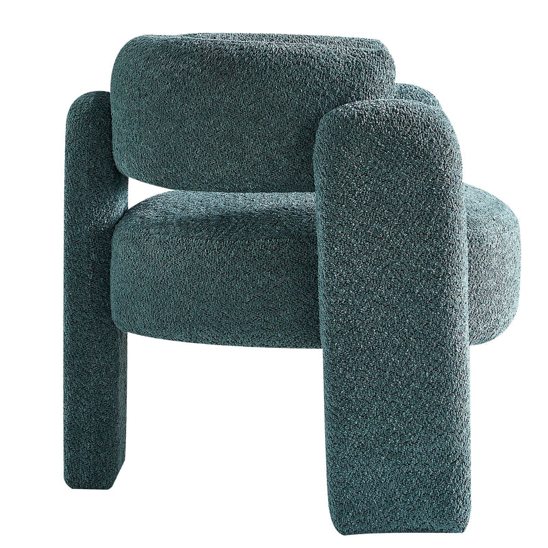 Boucle Upholstery Accent Chair