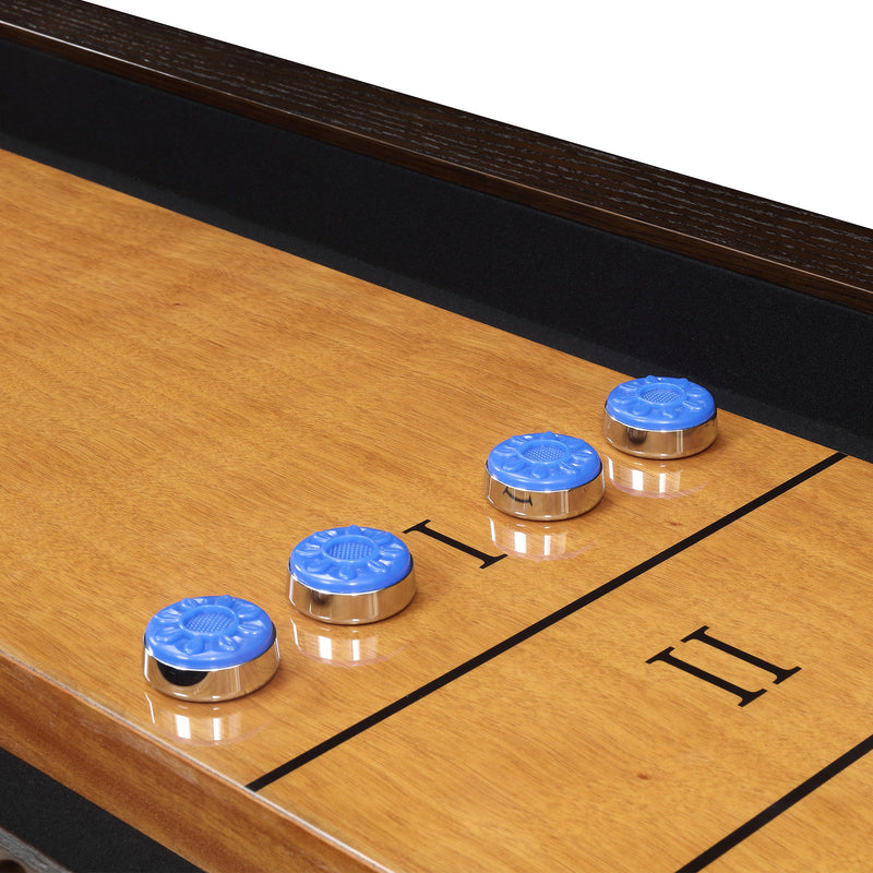 Titus - Shuffleboard Table - Brown - 108"