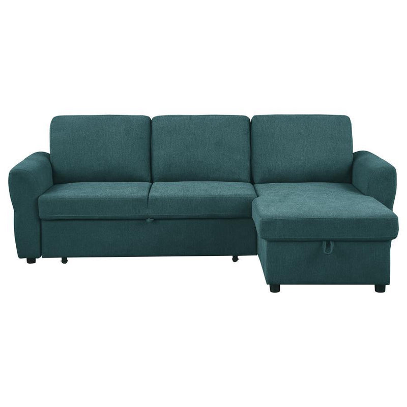 Samantha - Upholstered Storage Sleeper Sectional Sofa