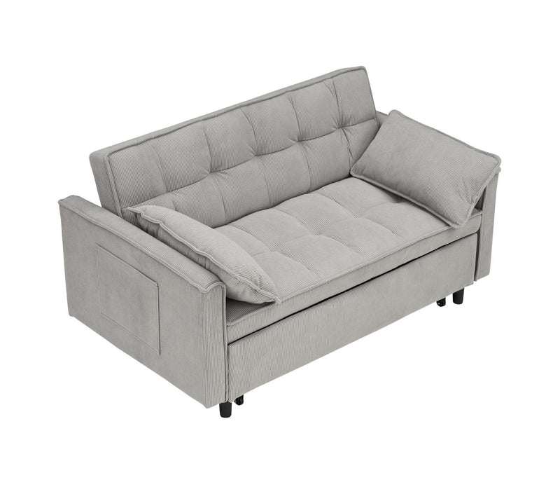 Two-Seat Casual Sofa With Pull Out Bed, Living Room Furniture