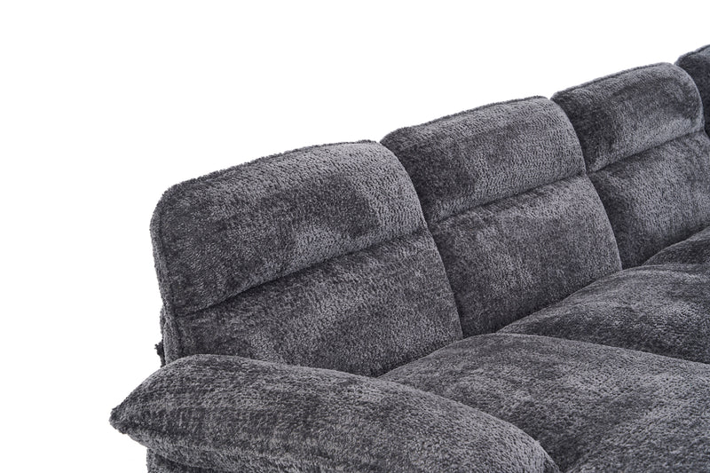 U-Shaped Profile Sofa, Including Two Single Seats And Two Chaise, Modular Sofa, Chenille Sofa