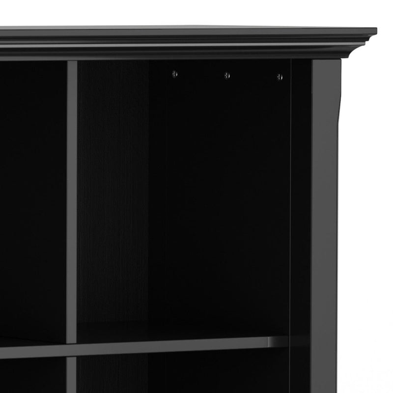 Acadian - 8 Cube Storage Sofa Table - Black