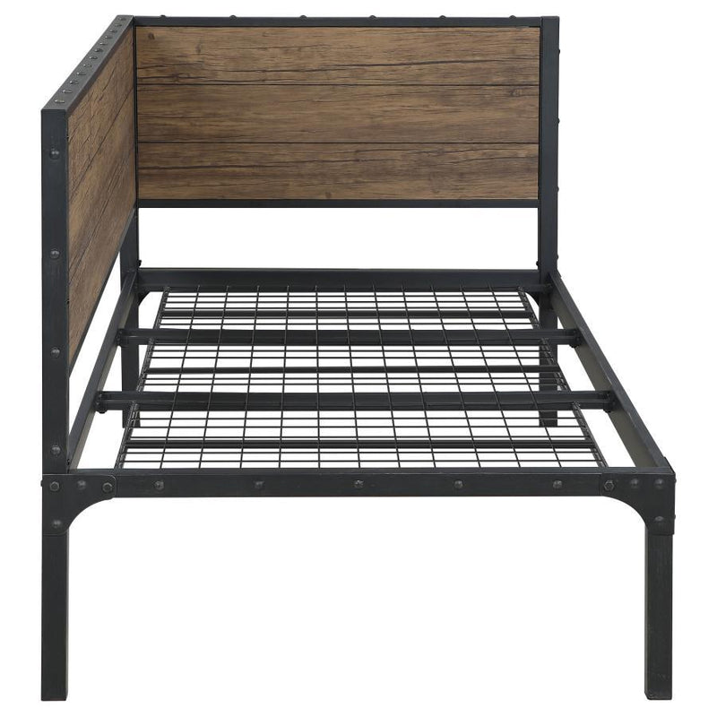 Getler - Daybed - Weathered Chestnut And Black