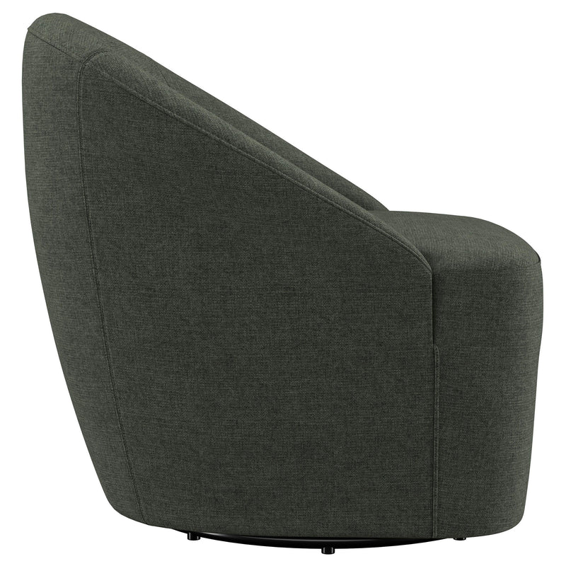 Leon - Upholstered Accent Swivel Barrel Chair