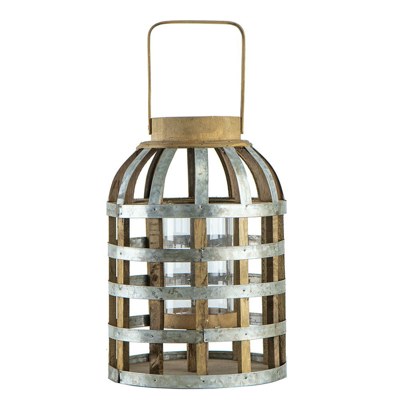 Decorative Lantern With Handle, Wooden Lantern For Indoor / Outdoor, Home Garden Wedding