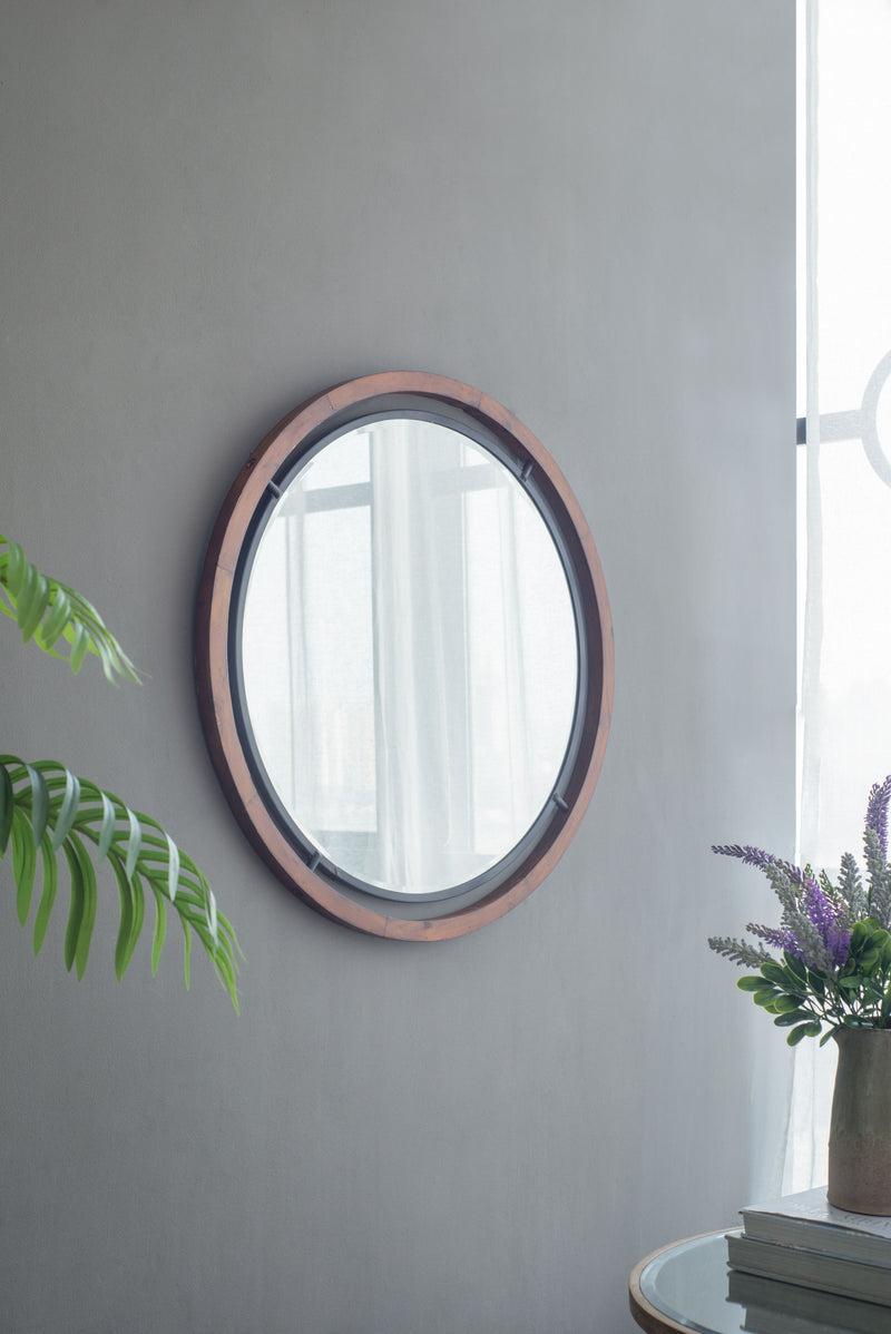 Mogley Wall Mirror - Brown