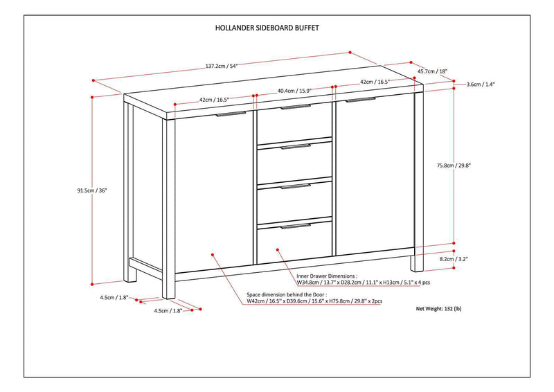 Hollander - Sideboard Buffet