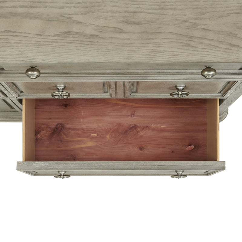 Whit-Ash - 5-Drawer Chest - Light Gray