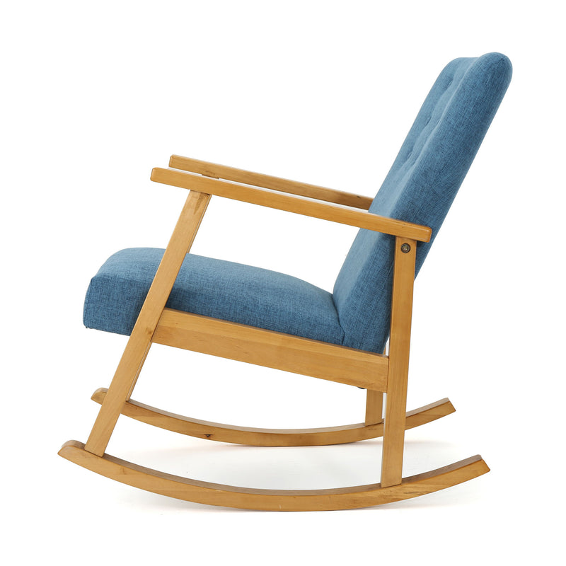 Fabric Upholstered Rocking Chair