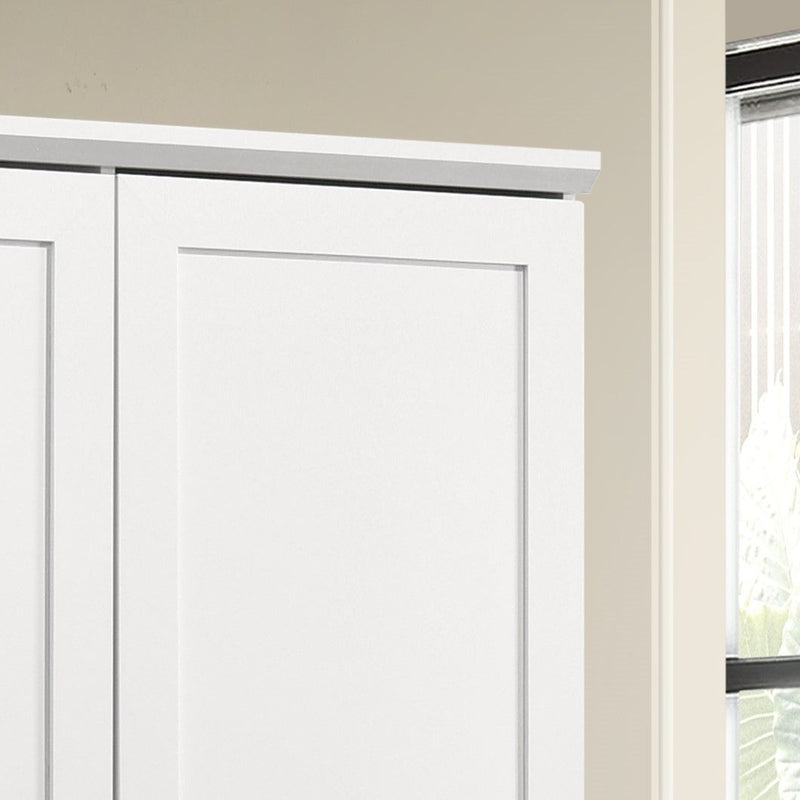 Lincoln - Storage Cabinet With Swing-Out Storage Door - White