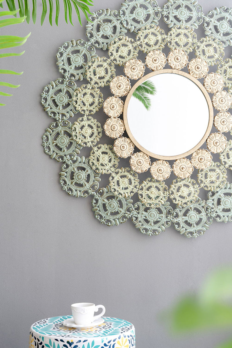 McGuire - Medallion Mirror - Multicolor