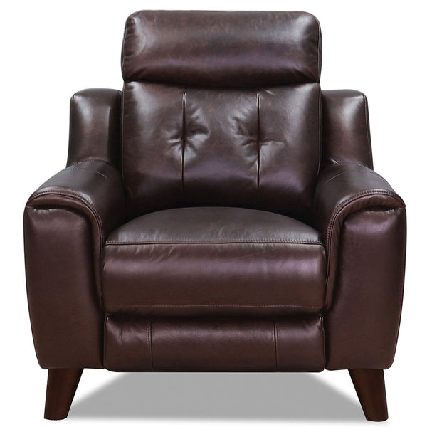 Torino - Power Headrest, Lumbar, Zero Gravity Waxy Pull Up Leather Recliner - Dark Brown