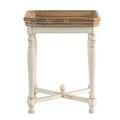 Square Alcott Table, French Countory Tray Table