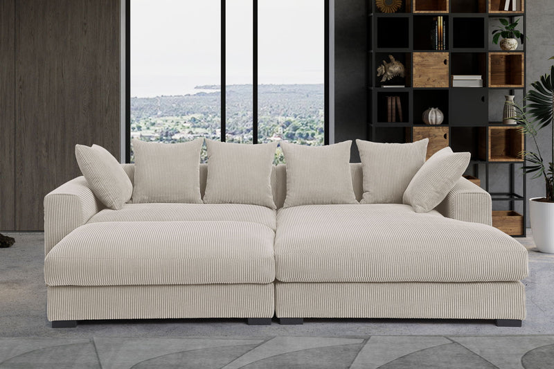 Duke - 4 Piece Upholstered Sectional