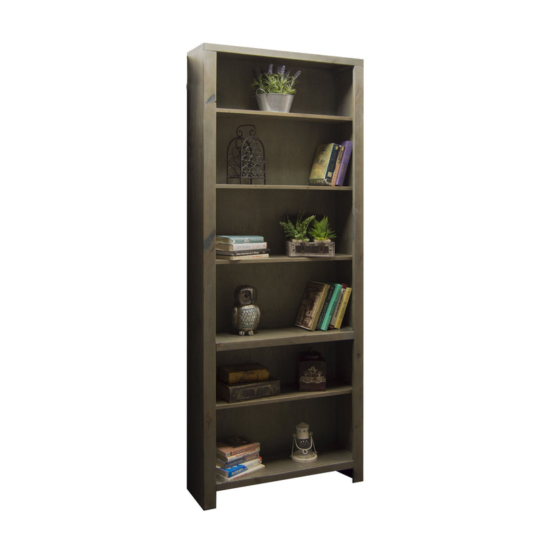 Joshua Creek - 84" High 6-Shelf Bookcase - Barnwood