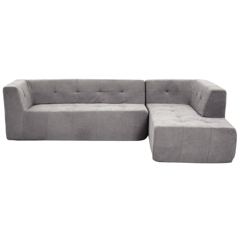 Modular Modular Combination Living Room Sofa Set, Modern Minimalist Sofa, Living Room Upholstered Sofa Bed, Bedroom, 2 Pieces Computer Free Combination, L-Shaped