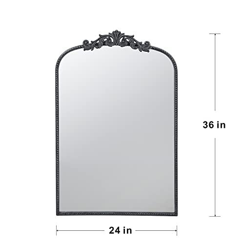 Classic Design Mirror With And Baroque Inspired Frame For Bathroom Or Entryway Console Lean Against Wall