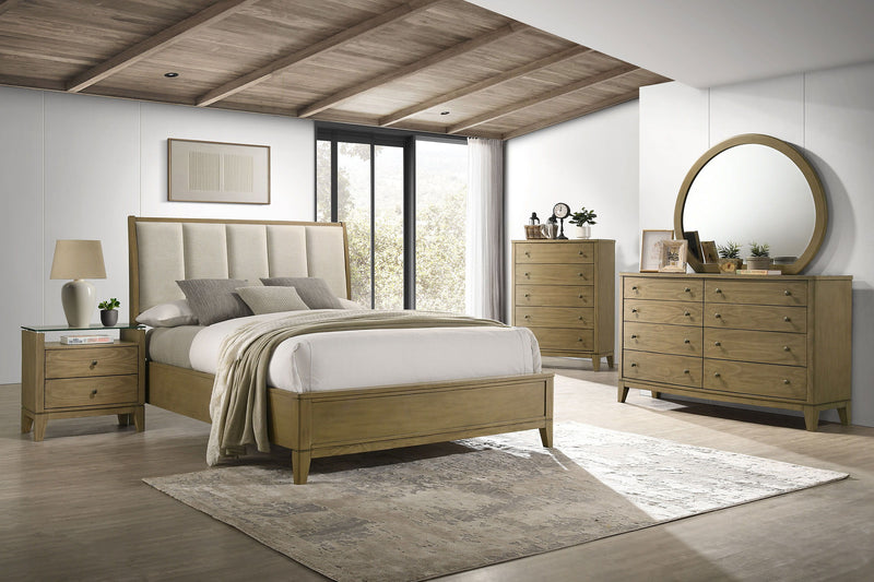 Granada - 5-Piece Eastern King Bedroom Set - Natural Pine