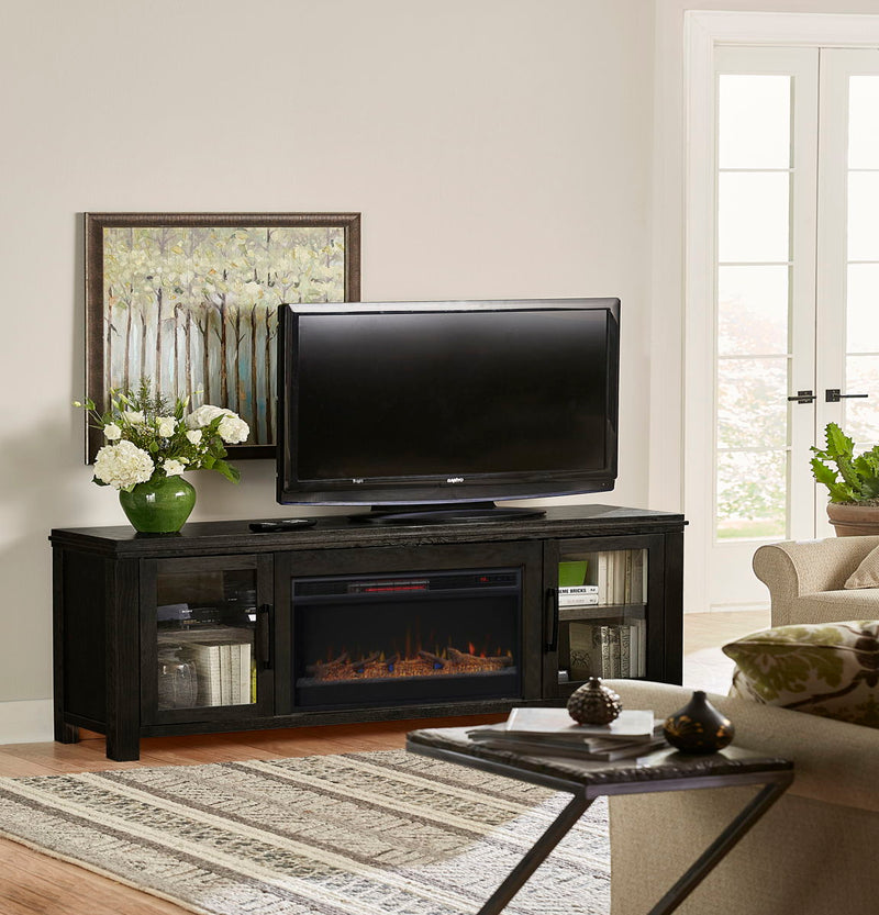 Tybee - 86" Fireplace TV Stand - Clove