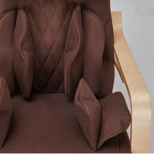 Full Massage Function Air Pressure Comfortable Relax Rocking Chair, Lounge Chair Relax Chair - Brown