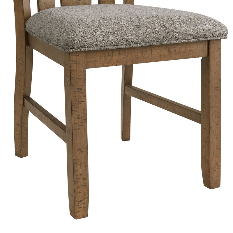 Everett - 6 Piece Dining Set (Table + 4 Chairs + Bench) - Brown Acacia