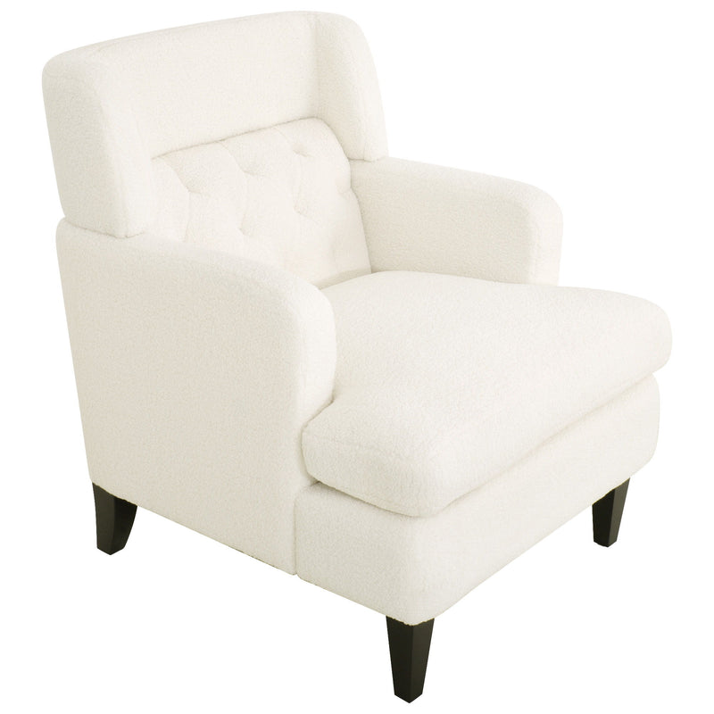 Upholstered Accent Chair Tufted Armchair For Living Room And Bedroom