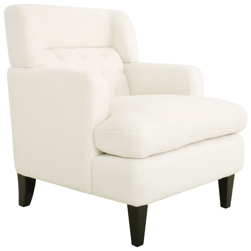 Upholstered Accent Chair Tufted Armchair For Living Room And Bedroom