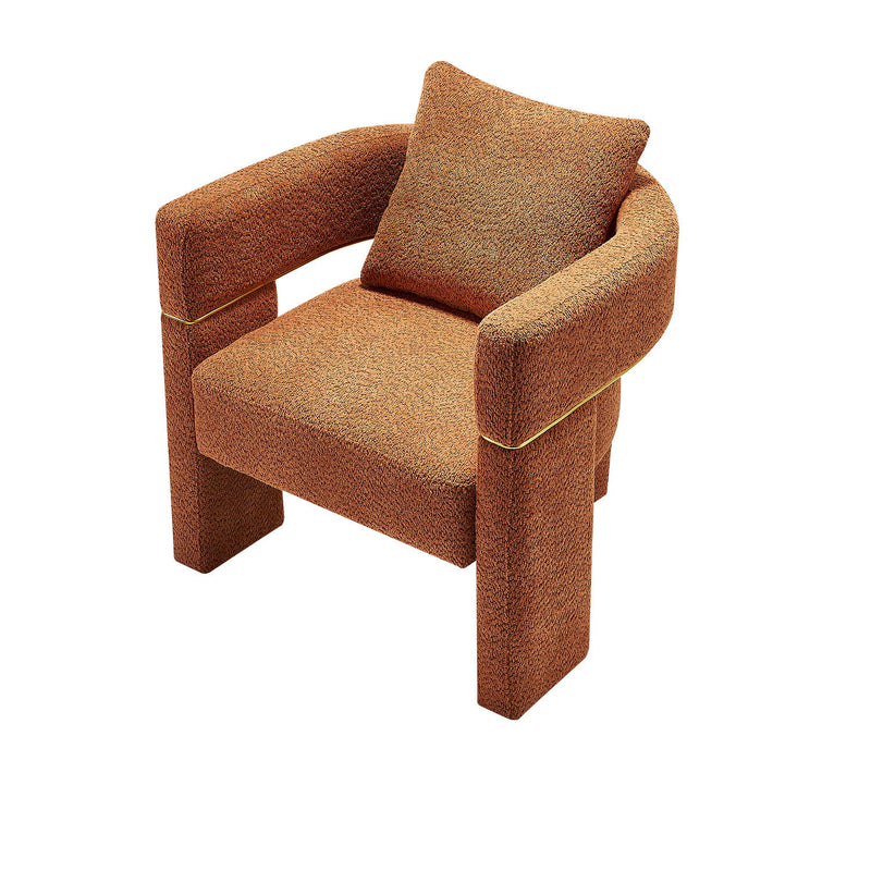 Boucle Upholstered Accent Chair