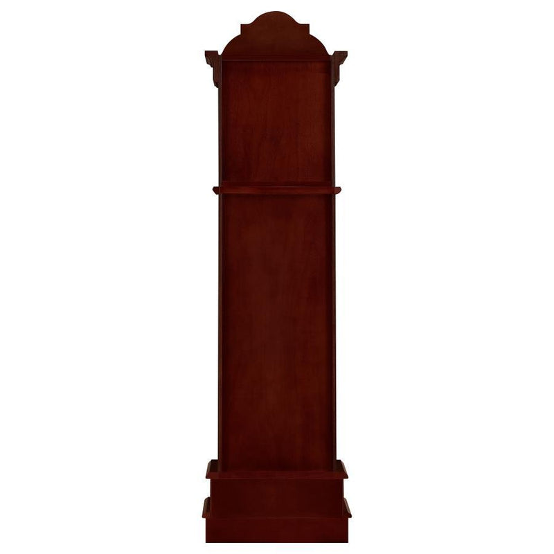 Diggory - Grandfather Clock - Brown Red And Clear