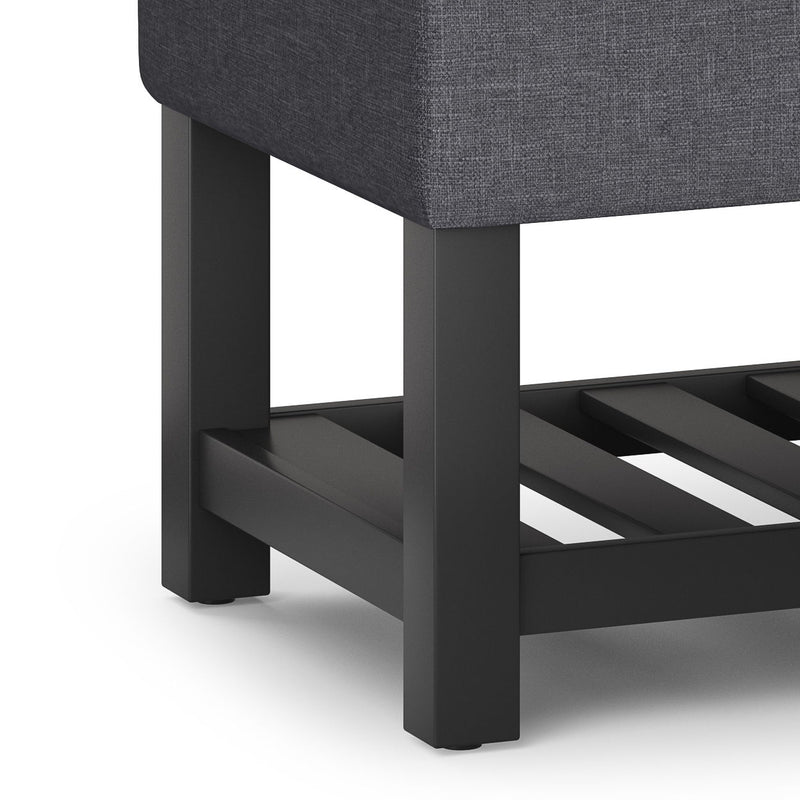 Cosmopolitan - Storage Ottoman Bench with Open Bottom