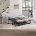 Sleeper Sofa Pull Out Bed, Convertible Sofa Bed Couch 2 In 1, With Foam Mattress For Living Room