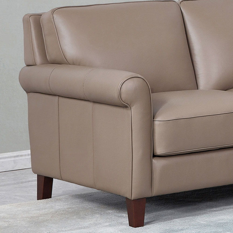 Laguna - Sectional Leather - Brown