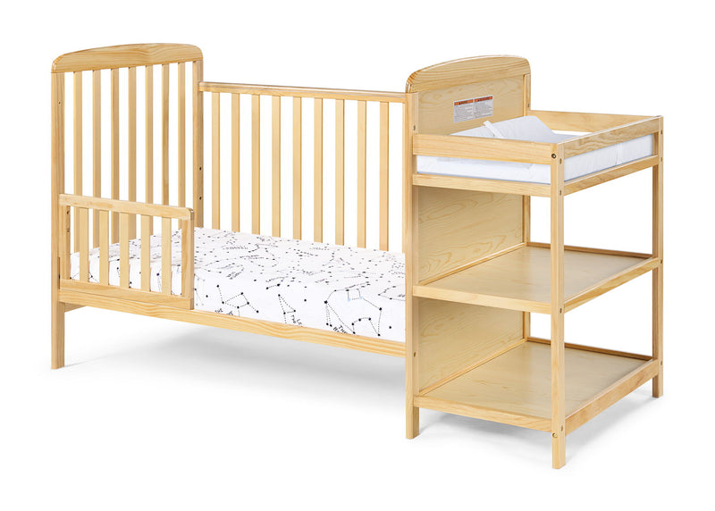Ramsey Crib And Changer Combo - Natural