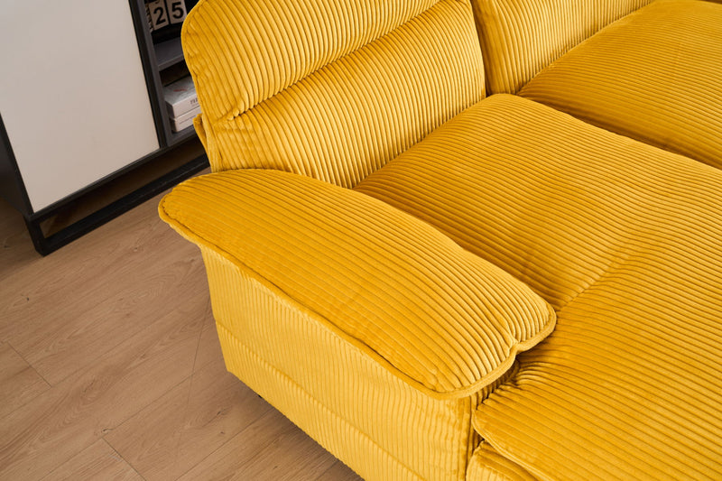 U-Shaped Profile Sofa, Including Two Single Seats And Two Chaise, Modular Sofa, Corduroy Sofa