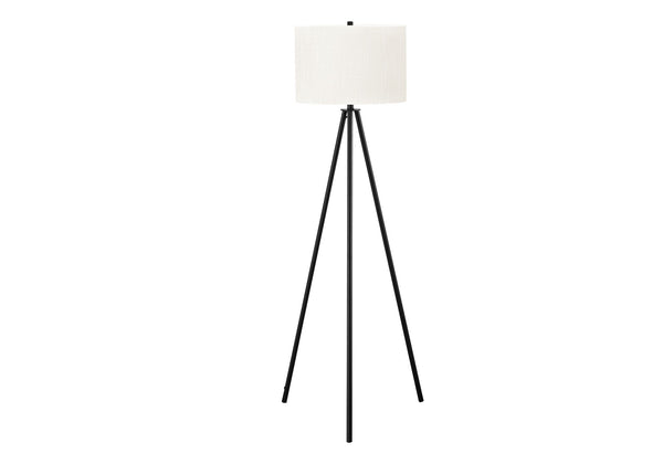 Lighting, Floor Lamp Contemporary - Black / Cream