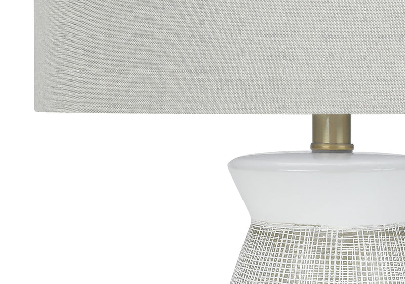 Lighting, Table Lamp, Ceramic, Contemporary - Gray