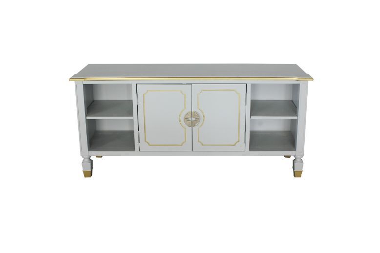 House - Marchese TV Stand - Pearl Gray Finish